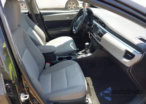 2016 Toyota Corolla Le z USA, uszkodzony, nr VIN 2T1BURHE9GC626504